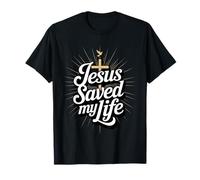 Jesus Saved My Life Cross Faith Christian T-Shirt
