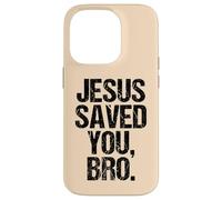 Jesus Saved You Christian Faith Quote Religious Message Case for iPhone 14 Pro