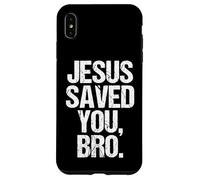 Jesus Saved You Christian Faith Quote Religious Message Case for iPhone XS Max
