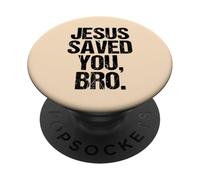 Jesus Saved You Christian Faith Quote Religious Message PopSockets Adhesive PopGrip