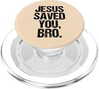 Jesus Saved You Christian Faith Quote Religious Message PopSockets PopGrip for MagSafe