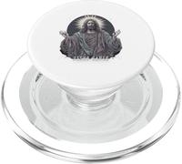 Jesus Saves Arms Wide Open | Retro Christian PopSockets PopGrip for MagSafe