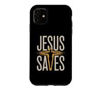 Jesus Saves Christian Faith Devotion Believer Case for iPhone 11
