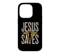 Jesus Saves Christian Faith Devotion Believer Case for iPhone 14 Pro