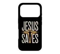 Jesus Saves Christian Faith Devotion Believer Case for iPhone 17 Pro