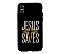 Jesus Saves Christian Faith Devotion Believer Case for iPhone X/XS