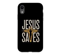 Jesus Saves Christian Faith Devotion Believer Case for iPhone XR