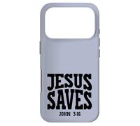 Jesus Saves Christian Gospel Salvation Witnessing Design Case for iPhone 17 Pro