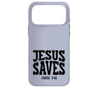 Jesus Saves Christian Gospel Salvation Witnessing Design Case for iPhone 17 Pro Max