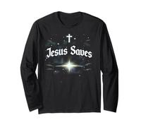 Jesus Saves Christian Inspiration Long Sleeve T-Shirt