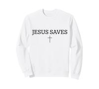 Jesus Saves Cross Christian Faith Believer Sweatshirt