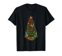 Jesus Savior King Christmas Tree Faith God Christian Women's T-Shirt