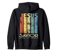 Jesus Savior Lord of Lords Zip Hoodie