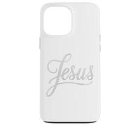 Jesus Script Hand Lettered Christian Faith Design Case for iPhone 13 Pro Max
