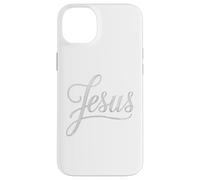 Jesus Script Hand Lettered Christian Faith Design Case for iPhone 14 Plus