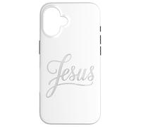 Jesus Script Hand Lettered Christian Faith Design Case for iPhone 16