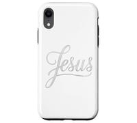 Jesus Script Hand Lettered Christian Faith Design Case for iPhone XR
