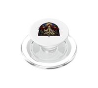 Jesus Shepherd And Wolves Medieval Cathedral Mosaic Art PopSockets PopGrip for MagSafe