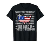 Jesus Shirt Where The Spirit Of The Lord There Is Freedom T-Shirt