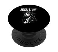 Jesus Shows A Way Inspirational Faith Design PopSockets Adhesive PopGrip