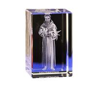 Jesus Statue Crystal Internal Carving Figurine Sculpture Holy Father with Dove Statuette Home Decoration Ornaments Christ Catholic Art collection