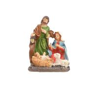 Jesus Statue - Jesus Statues | Holy Family Christ Statue | Statues Of Jessus | Holy Family Nativity Statuee Desk Decor | Resin Christmas Decorations Home Decor For Bookshelf Dorm Fireplace Indoor Bed