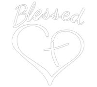 Jesus Sticker - Heart Shaped Car Stickers, Waterproof Vinyl Decorative Stickers, Religious Inspired Illustrations Of Multiple Styles | Perfect For