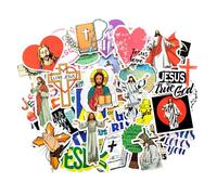 Jesus Stickeres Set Christian Gifts Cute Sticker Jesus Picture Journal Sticker Catholic Bible Aesthetic Stickeres Scrapbooking Photo Album Bible Catholic