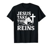 Jesus Take The Reins Christian Horse Faith T-Shirt