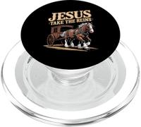 Jesus Take The Reins Rodeo PopSockets PopGrip for MagSafe