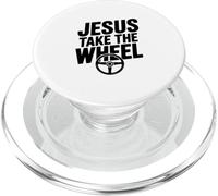 Jesus Take The Wheel Inspirational Christian Quote PopSockets PopGrip for MagSafe