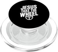 Jesus Take The Wheel Inspirational Christian Quote PopSockets PopGrip for MagSafe