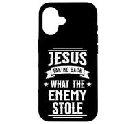 Jesus Taking Back What the Enemy Stole Case for iPhone 16