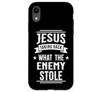 Jesus Taking Back What the Enemy Stole Case for iPhone XR