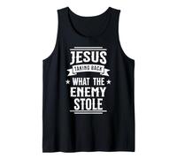Jesus Taking Back What the Enemy Stole Tank Top