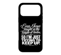 Jesus Taught Temple Twelve Luke 2:46 Christian Case for iPhone 17 Pro Max