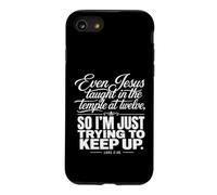 Jesus Taught Temple Twelve Luke 2:46 Christian Case for iPhone SE (2020) / 7/8