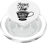 Jesus Tea - Sip Your Faith with Every Cup PopSockets PopGrip for MagSafe