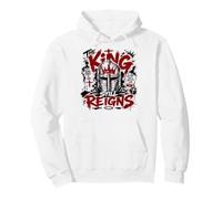 Jesus The King Still Reigns Christian Knight Faith Pullover Hoodie