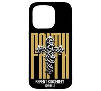 Jesus The Light of the World Christian John 8:12 (on Back) Case for iPhone 15 Pro