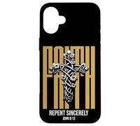 Jesus The Light of the World Christian John 8:12 (on Back) Case for iPhone 16 Plus