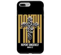 Jesus The Light of the World Christian John 8:12 (on Back) Case for iPhone 7 Plus/8 Plus