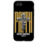 Jesus The Light of the World Christian John 8:12 (on Back) Case for iPhone SE (2020) / 7/8