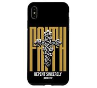 Jesus The Light of the World Christian John 8:12 (on Back) Case for iPhone XS Max