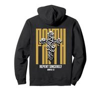 Jesus The Light of the World Christian John 8:12 (on Back) Pullover Hoodie