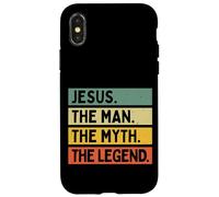 Jesus The Man The Myth The Legend Funny Personalized Quote Case for iPhone X/XS