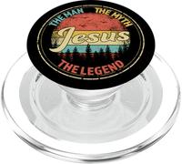 Jesus The Man The Myth The Legend Men Personalized Name PopSockets PopGrip for MagSafe