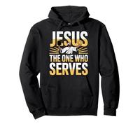 Jesus The One Who Serves Religious Pickleball - Pullover Hoodie