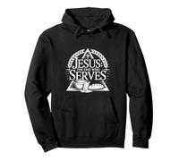 Jesus The One Who Serves Religious Pickleball - Pullover Hoodie
