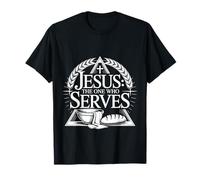 Jesus The One Who Serves Religious Pickleball - T-Shirt